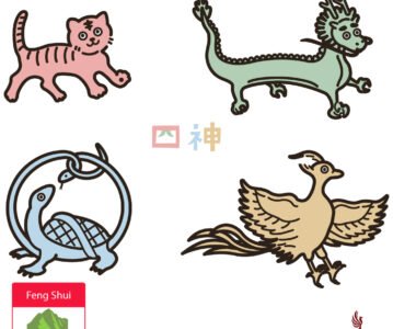 Les 4 Animaux Célestes du Feng Shui