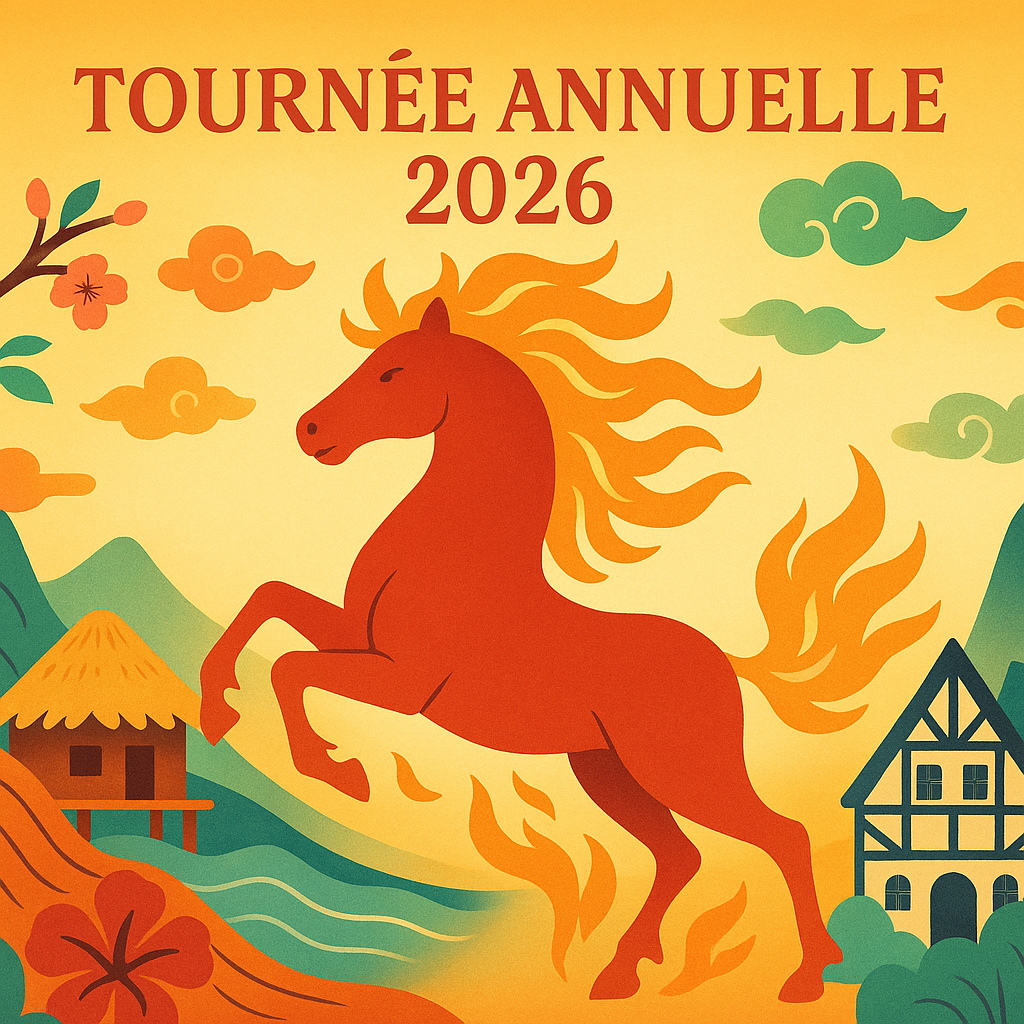 Tournée Polynésie & Europe — Décembre 2025 • Janvier 2026